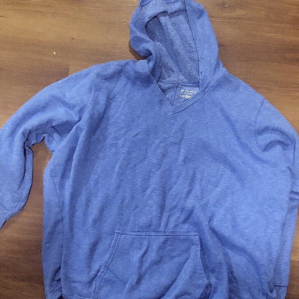 Tek Gear Men's Heathered Blue Hoodie